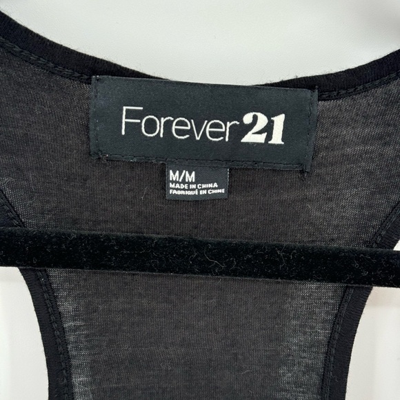Forever 21 Black Sequins Tank Top Size Medium - Picture 4 of 10